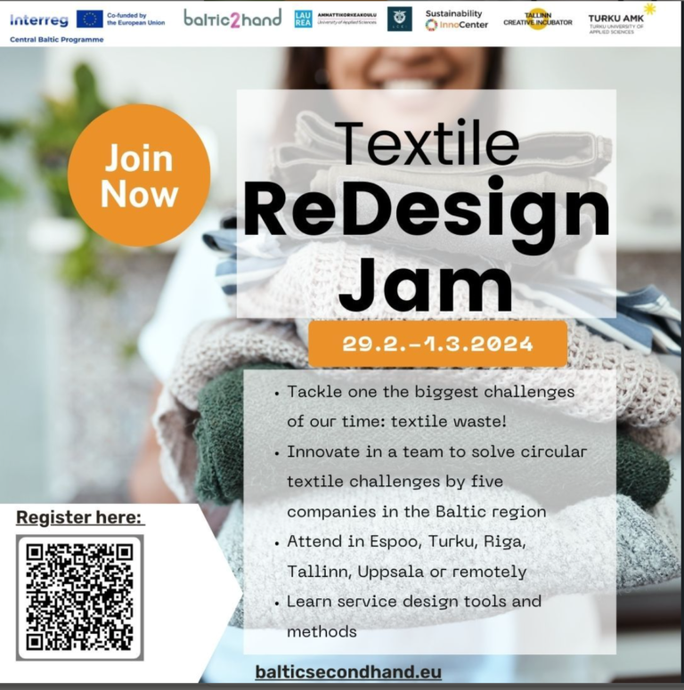 Textile Redesign Jam in Stocholm Fashion District